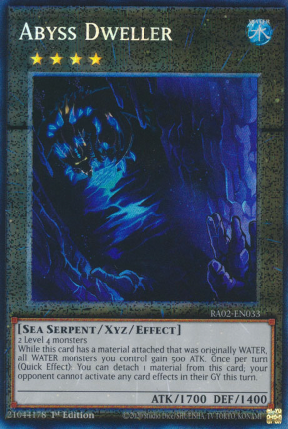 Abyss Dweller - RA02-EN033 - Collector's Rare 1st Edition