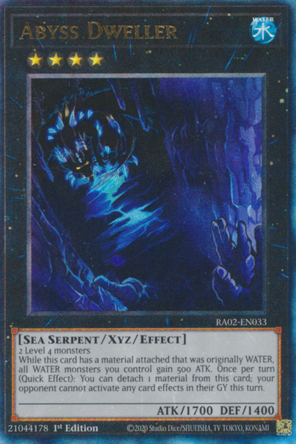 Abyss Dweller - RA02-EN033 - Ultimate Rare 1st Edition