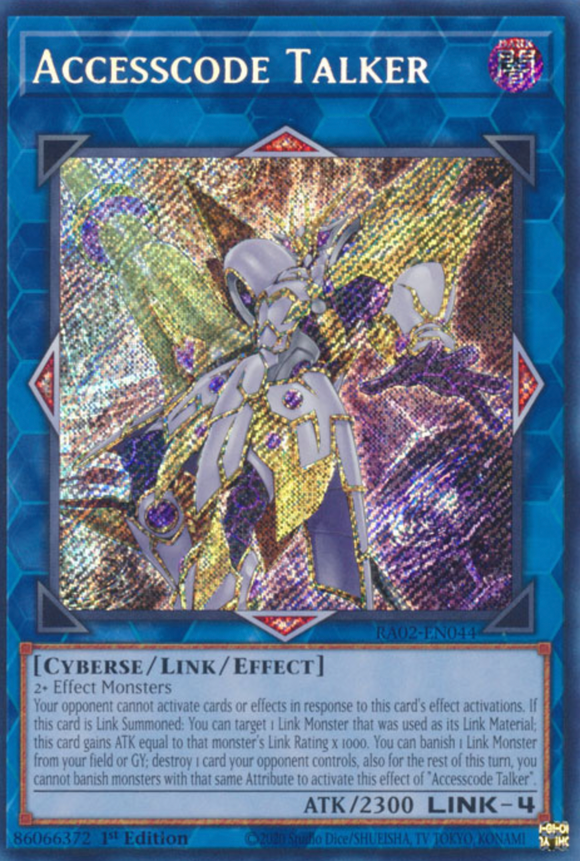 Accesscode Talker - RA02-EN044 - Secret Rare 1st Edition