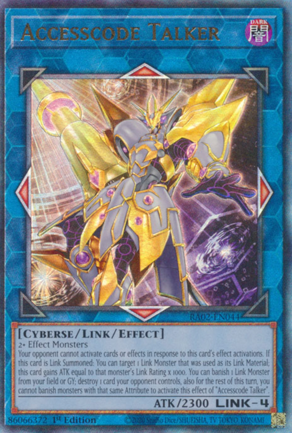 Accesscode Talker - RA02-EN044 - Ultimate Rare 1st Edition