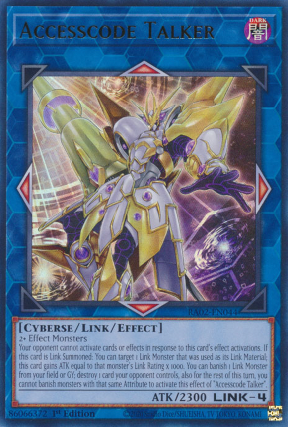 Accesscode Talker - RA02-EN044 - Ultra Rare 1st Edition