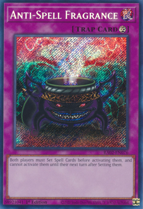 Anti-Spell Fragrance - RA02-EN076 - Secret Rare 1st Edition