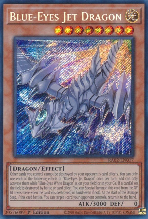 Blue-Eyes Jet Dragon - RA02-EN017 - Secret Rare 1st Edition