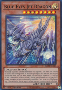 Blue-Eyes Jet Dragon - RA02-EN017 - Super Rare 1st Edition