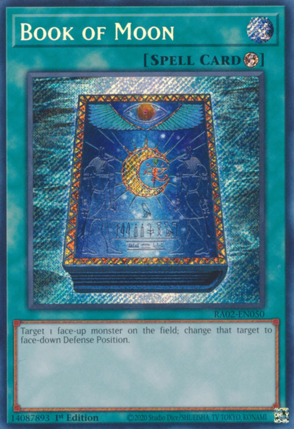 Book of Moon - RA02-EN050 - Secret Rare 1st Edition