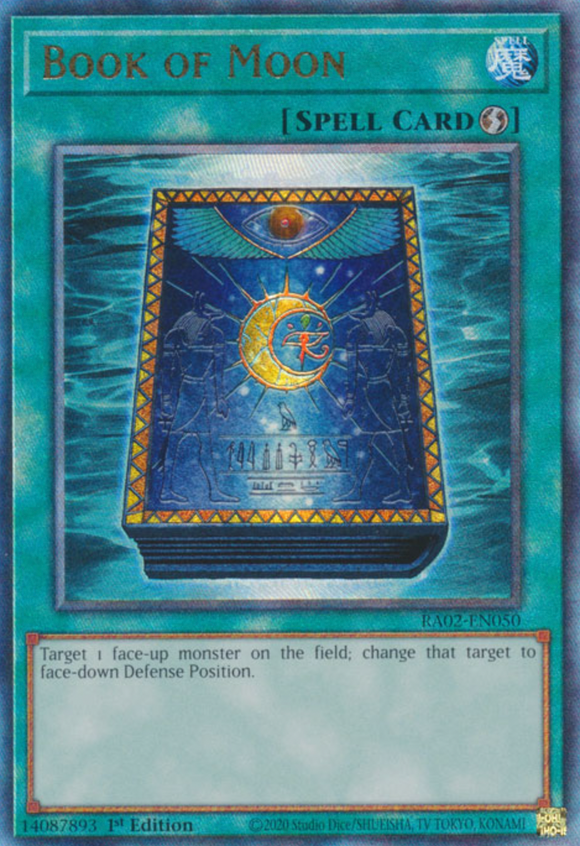 Book of Moon - RA02-EN050 - Ultimate Rare 1st Edition
