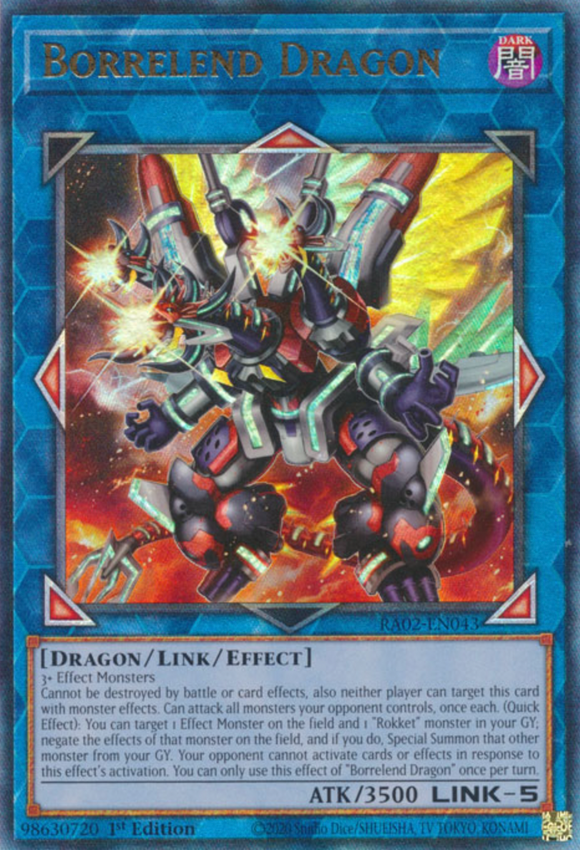 Borrelend Dragon - RA02-EN043 - Ultimate Rare 1st Edition