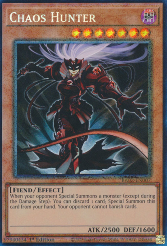 Chaos Hunter - RA02-EN007 - Collector's Rare 1st Edition