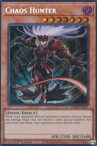 Chaos Hunter - RA02-EN007 - Secret Rare 1st Edition