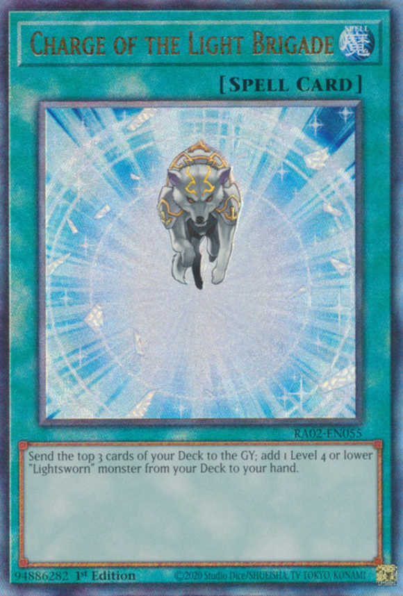 Charge of the Light Brigade - RA02-EN055 - Ultimate Rare 1st Edition