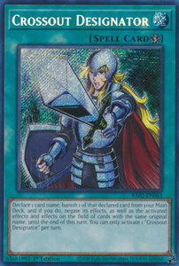 Crossout Designator - RA02-EN063 - Secret Rare 1st Edition