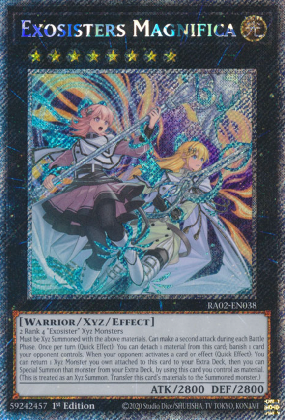 Exosisters Magnifica - RA02-EN038 - Platinum Secret Rare 1st Edition