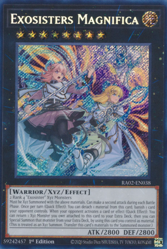 Exosisters Magnifica - RA02-EN038 - Secret Rare 1st Edition