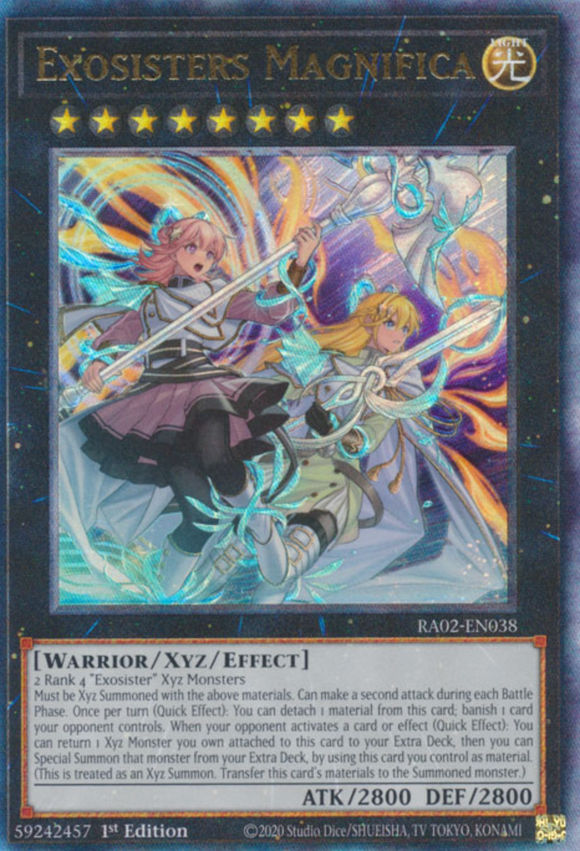 Exosisters Magnifica - RA02-EN038 - Ultimate Rare 1st Edition