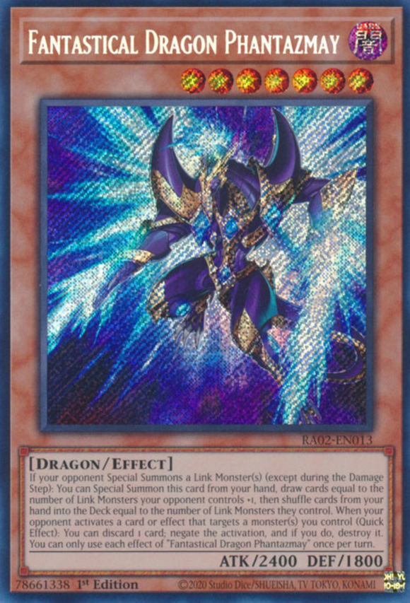 Fantastical Dragon Phantazmay (Alt. Art) - RA02-EN013 - Secret Rare 1st Edition