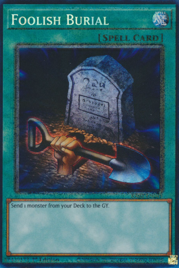 Foolish Burial - RA02-EN049 - Collector's Rare 1st Edition