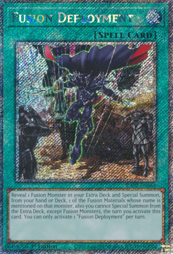 Fusion Deployment - RA02-EN065 - Platinum Secret Rare 1st Edition