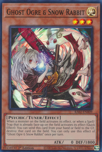 Ghost Ogre & Snow Rabbit (Alt. Art) - RA02-EN009 - Super Rare 1st Edition