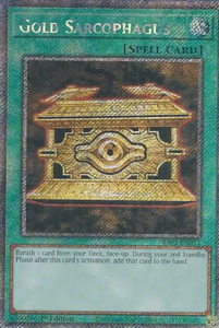 Gold Sarcophagus - RA02-EN052 - Platinum Secret Rare 1st Edition