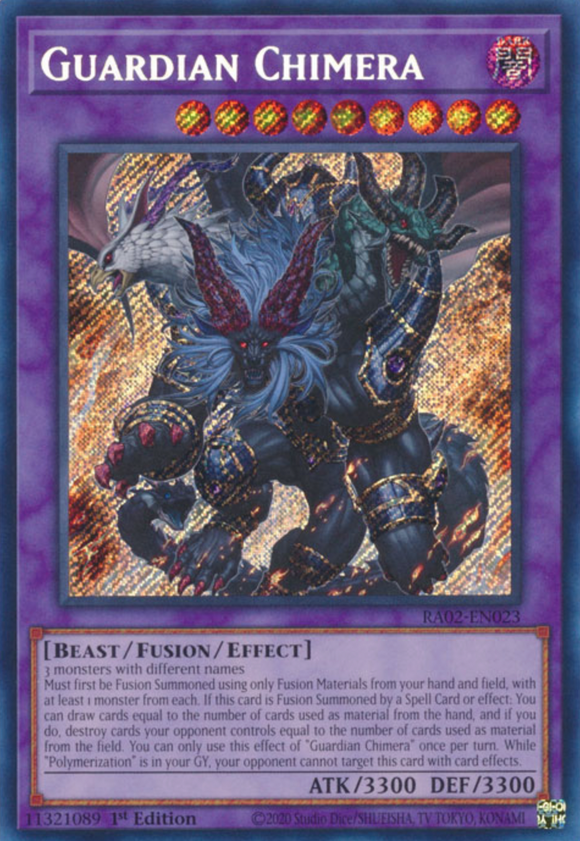 Guardian Chimera - RA02-EN023 - Secret Rare 1st Edition