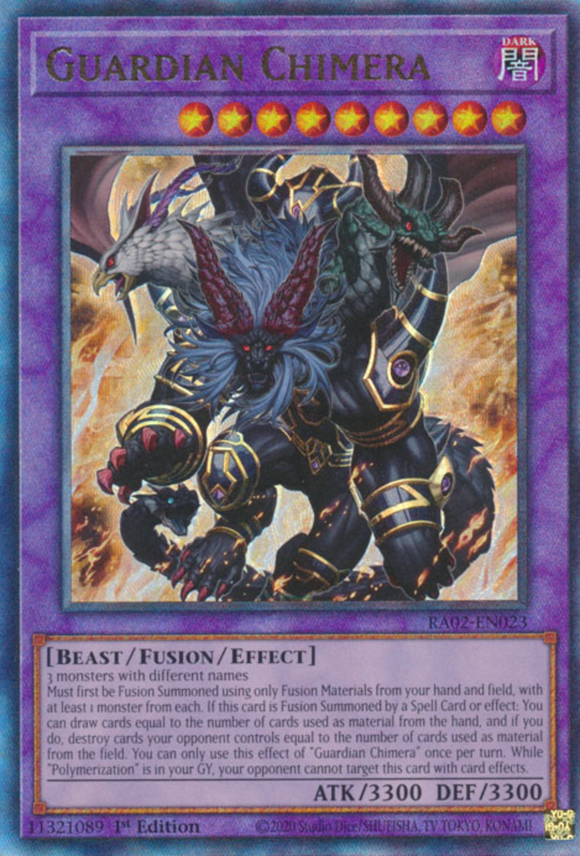 Guardian Chimera - RA02-EN023 - Ultimate Rare 1st Edition