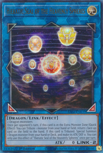 Hieratic Seal of the Heavenly Spheres - RA02-EN039 - Ultimate Rare 1st Edition