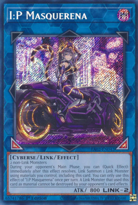 I:P Masquerena (Alt. Art) - RA02-EN042 - Secret Rare 1st Edition