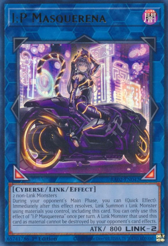 I:P Masquerena (Alt. Art) - RA02-EN042 - Ultra Rare 1st Edition