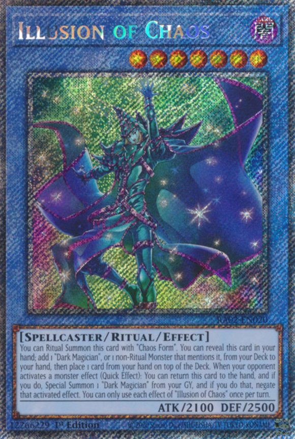 Illusion of Chaos - RA02-EN020 - Platinum Secret Rare 1st Edition