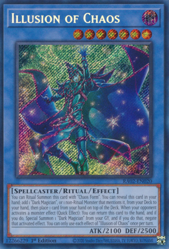 Illusion of Chaos - RA02-EN020 - Secret Rare 1st Edition