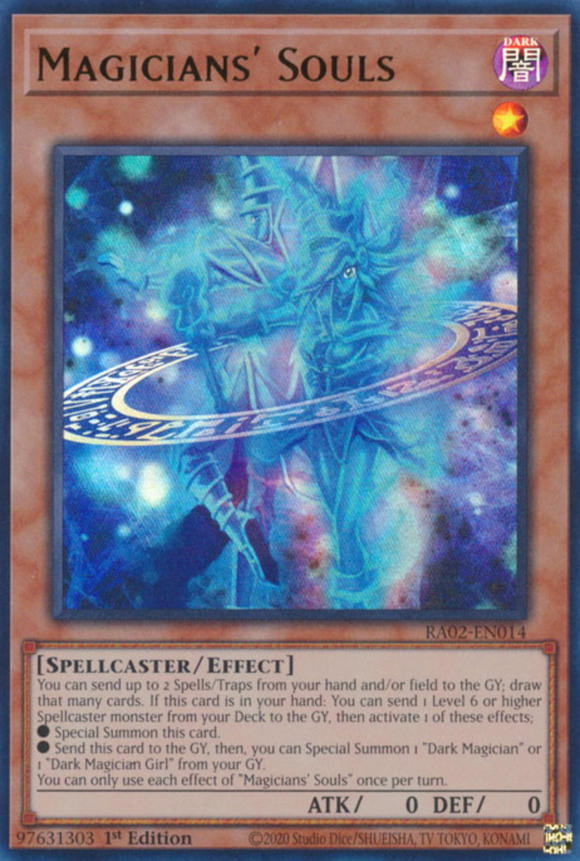 Magicians' Souls - RA02-EN014 - Super Rare 1st Edition