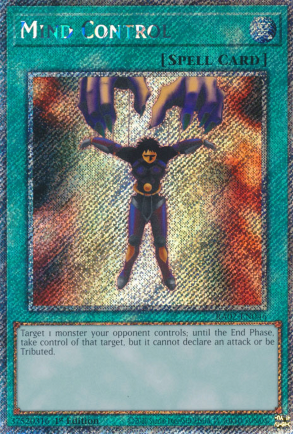 Mind Control - RA02-EN046 - Platinum Secret Rare 1st Edition
