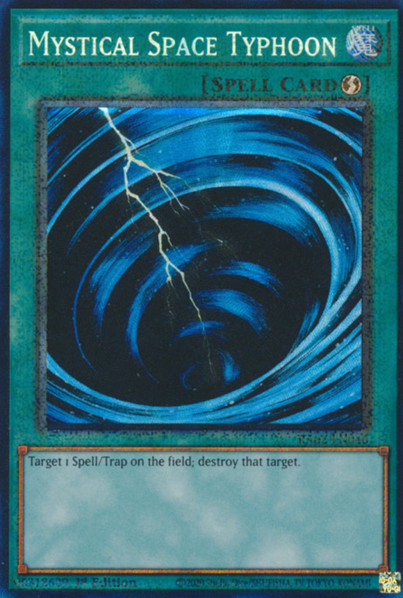 Mystical Space Typhoon - RA02-EN048 - Collector's Rare 1st Edition