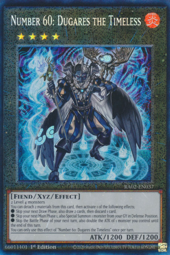 Number 60: Dugares the Timeless - RA02-EN037 - Collector's Rare 1st Edition