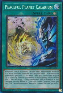 Peaceful Planet Calarium - RA02-EN074 - Collector's Rare 1st Edition