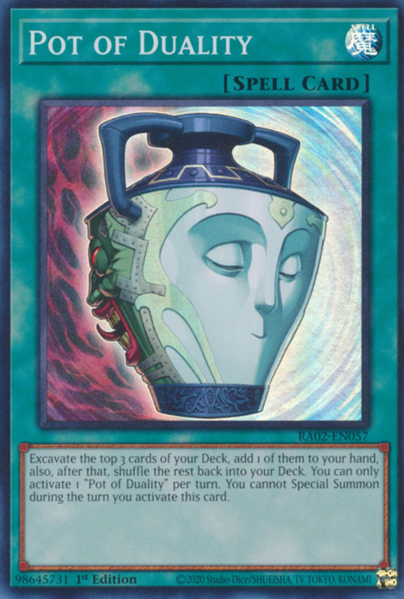 Pot of Duality - RA02-EN057 - Super Rare 1st Edition