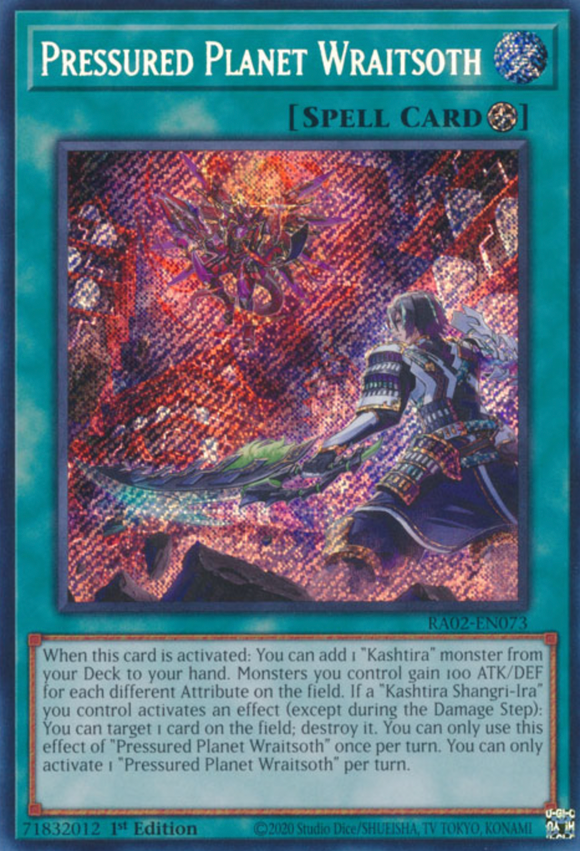 Pressured Planet Wraitsoth - RA02-EN073 - Secret Rare 1st Edition