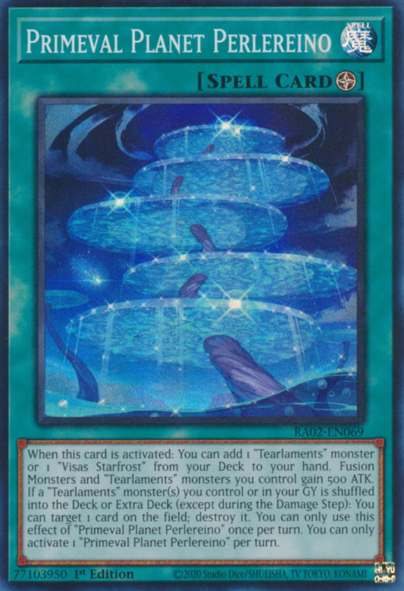 Primeval Planet Perlereino - RA02-EN069 - Super Rare 1st Edition