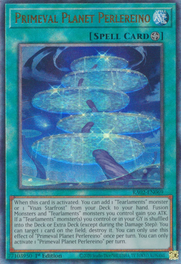 Primeval Planet Perlereino - RA02-EN069 - Ultimate Rare 1st Edition