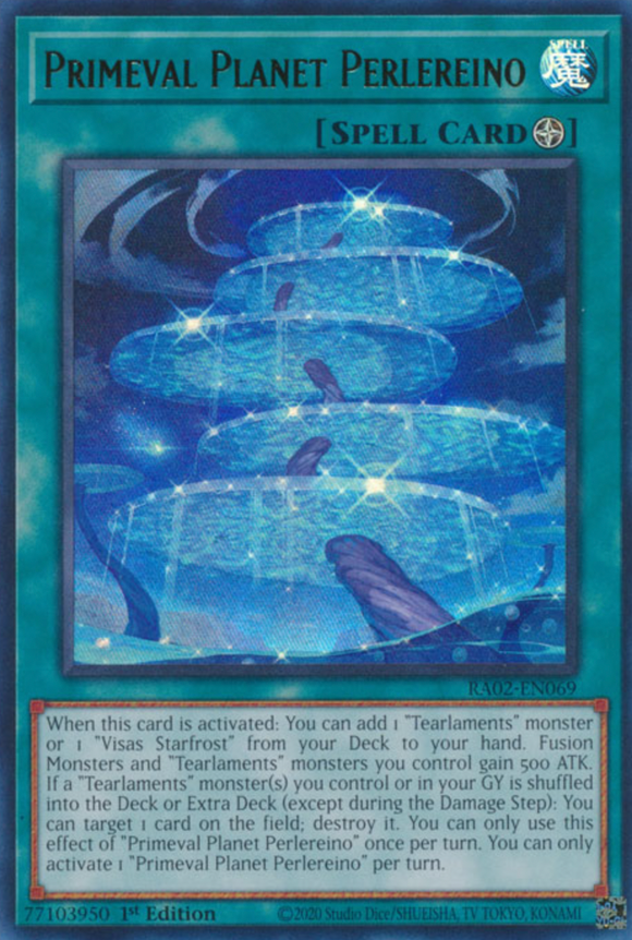 Primeval Planet Perlereino - RA02-EN069 - Ultra Rare 1st Edition