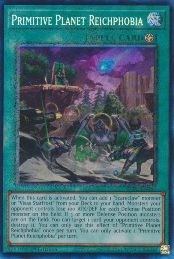Primitive Planet Reichphobia - RA02-EN067 - Collector's Rare 1st Edition