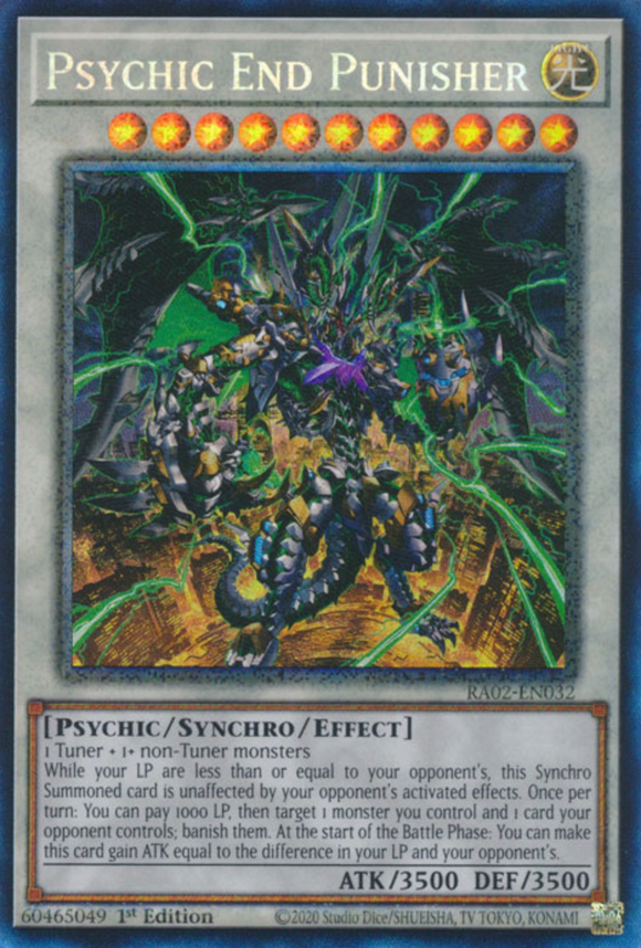 Psychic End Punisher - RA02-EN032 - Collector's Rare 1st Edition