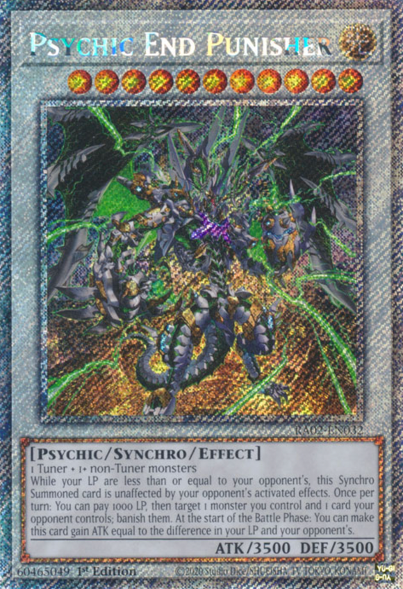 Psychic End Punisher - RA02-EN032 - Platinum Secret Rare 1st Edition
