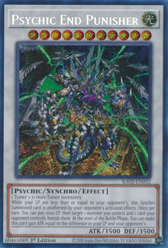 Psychic End Punisher - RA02-EN032 - Secret Rare 1st Edition