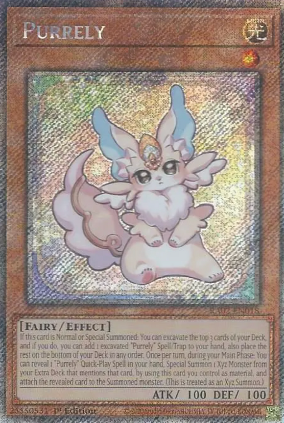 Purrely - RA02-EN018 - Platinum Secret Rare 1st Edition