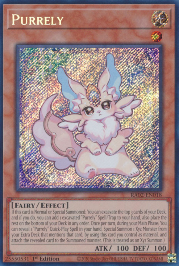 Purrely - RA02-EN018 - Secret Rare 1st Edition