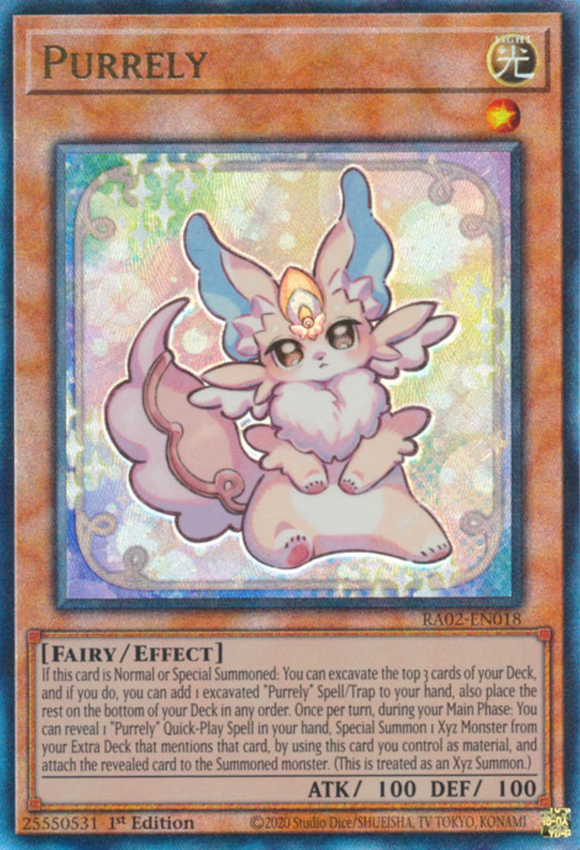 Purrely - RA02-EN018 - Ultimate Rare 1st Edition