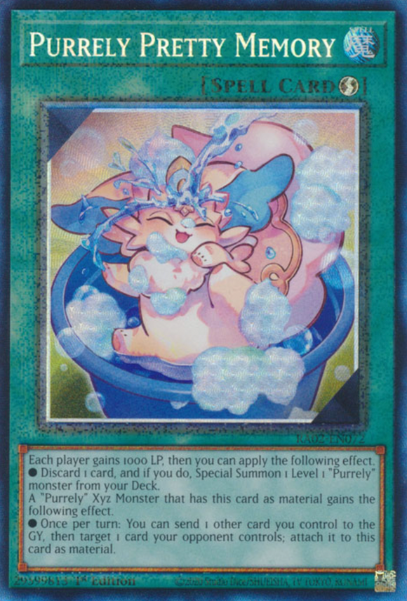 Purrely Pretty Memory - RA02-EN072 - Collector's Rare 1st Edition
