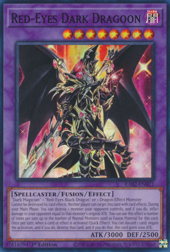 Red-Eyes Dark Dragoon - RA02-EN021 - Super Rare 1st Edition