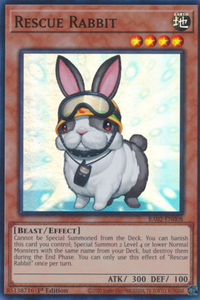 Rescue Rabbit - RA02-EN008 - Super Rare 1st Edition